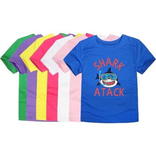 Kids T-shirt Tees Girls Boys Short Sleeve Casual T-shirt Children Funny New Fashion Summer Tops Cartoon Heat Transfer T-shirts