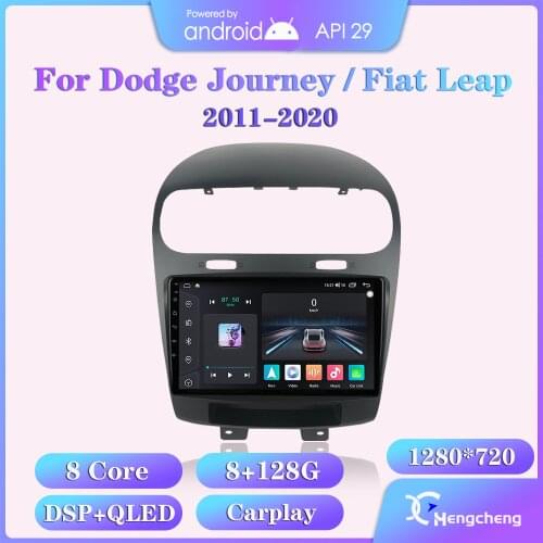 For Dodge Journey Fiat Leap 2011-2020 Car Smart Multimedia Video Player GPS Navigation Radio Android 10 4G Full Netcom