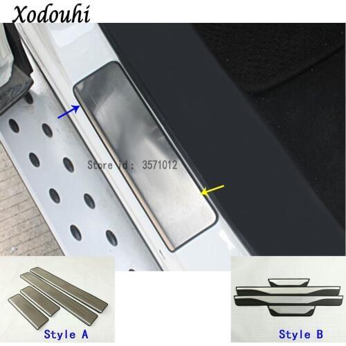 For Mazda CX-5 CX5 2013 2014 2015 2016 Car Stainless Steel/Plastic Pedal Door Sill Scuff Plate Cover External Threshold Part