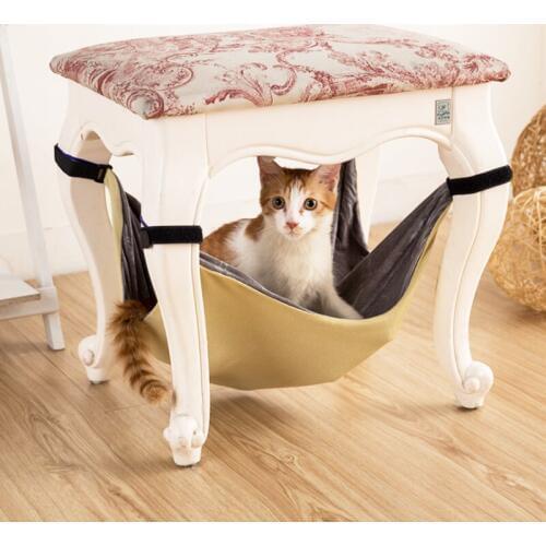 Pet Cat Hammock Kitten Bed Lounger Cushion Detachable Hanging Chair Kitty Rat Small Pets Removable Hanging Pet Supplies