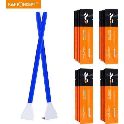 K&F Concept DSLR or SLR Digital Camera Cleaning Swab for APS-C Sensors, 20 Individually Vacuum Packed Swabs Camera for Sony NIK