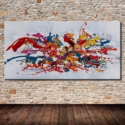 Mintura Art Large Size Hand Painted Abstract Oil Painting On Canvas Modern Wall Art Picture for Living Room Home Decor No Framed