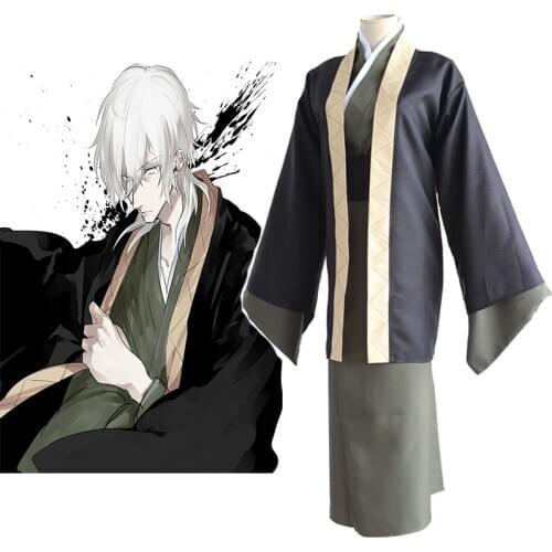 Anime Bungo Stray Dogs Cosplay Costumes Yukichi Fukuzawa Cosplay Costume Uniform Halloween Carnival Party Cosplay Costume
