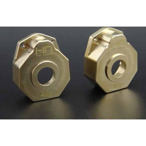 Hot Racing Heavy Duty Brass Steering Knuckles Gear Cover Steering blocks For Traxxas TRX-4 TRX4