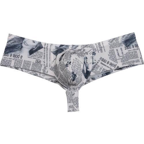 Mens Small boxers Reduce the fabric Cheeky Underpants Bikini Shorts Underwear
