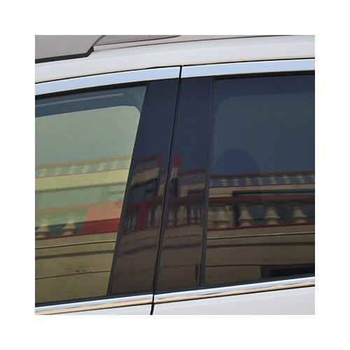 For Renault Kadjar 2015 2016 2017 2018 ABS trim Car Window BC Column Cover Stickers Car Sequin car styling