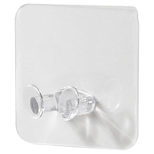 2pc Wall Storage Hook Power Plug Socket Holder Wall Adhesive Hanger Home Office