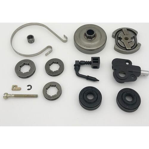 Clutch Drum Bearing Sprocket Rim Oil Pump Kit Fit For PARTNER 350 351Adjuster Brake Band Oil Seal Needle Bearing Chainsaw Parts