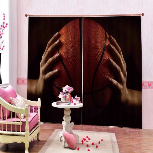 Customized size Luxury Blackout 3D Window Curtains For Living Room ball curtains Blackout curtain