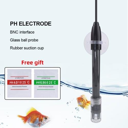 PH 201 Electrode Sensor BNC Connector Probe Tester Aquarium Pool Water Factory Experiment Laboratory Composite Electrode