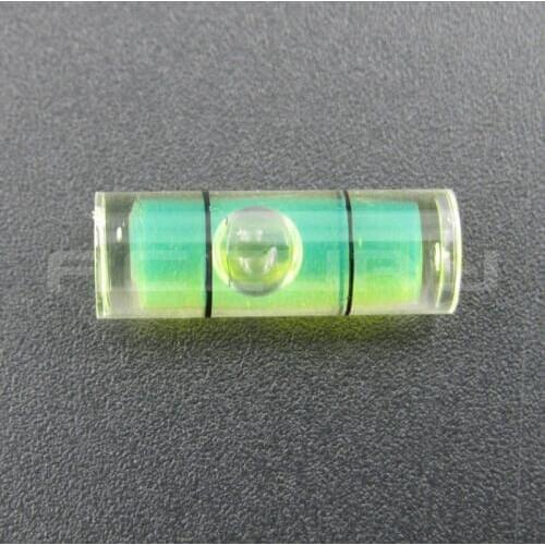 20pcs 6.5*18mm Plastic circular bubble level surface level spirit level round for Photo Frame
