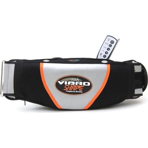 Vibrating Electric slimming Belt massager waist trimmer abdominal belly shape heating for weight loss burning fat belt