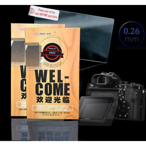 Original HD Focusing Screen Tempered Glass Screen Protector For Canon EOS 650D XC10 LCD 3 inch Camera Toughened Protective Film