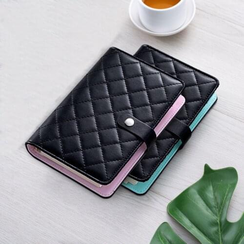 A6 A5 Custom Ring Binder School Journal Diary Organizer Planner Agendas Notebooks Leather waterproof Notepad Office Supplies