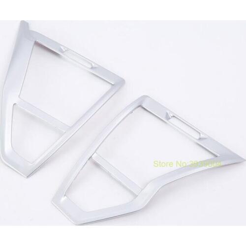 For BMW X3 2018 2PCS Matte ABS Chrome Car Side Air Conditioner Vent Outlet Cover Trim Moldings Car Styling Auto Accessories