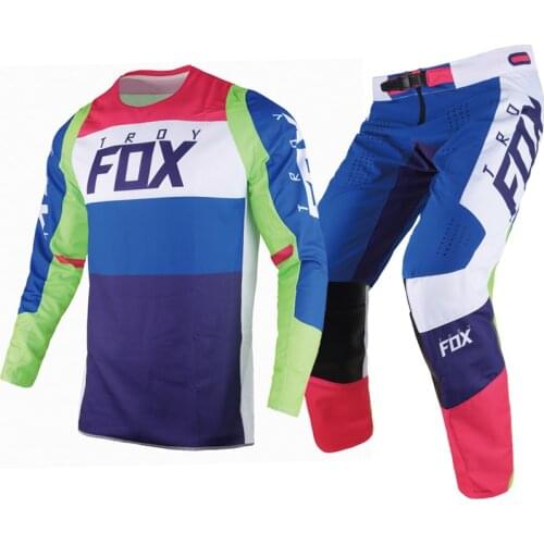 2020 Troy Fox MX Dirt Bike 360 Linc Gear Set Motocross Mountain Bicycle Offroad Jersey Pants Motorbike Suit Mens Kits