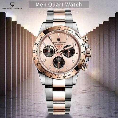 2020 PAGANI Design mens watches automaric date wristwatch stainless steel waterproof watches for men sport watch men chronograph