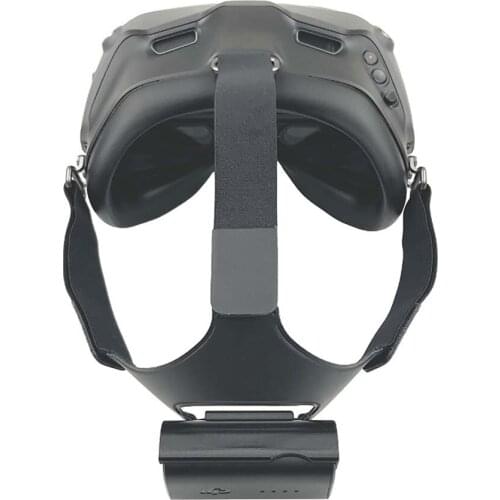 For DJI PFV Glasses V2 Headband Accessories Back-mounted Clip Battery Case Box Buckle Holder