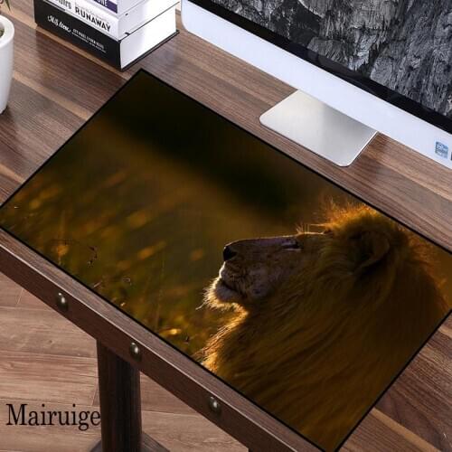 Mairuige Ferocious wild animals Pattern Gaming Office PC Laptop Natural Rubber Waterproof non-slip Large Mouse Pad