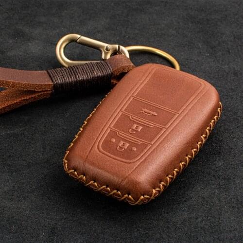 Car key cover fob key case keychain For toyota Camry Corolla Crown RAV4 Highlander CHR C-HR Prius Prado Fortuner Land Cruiser