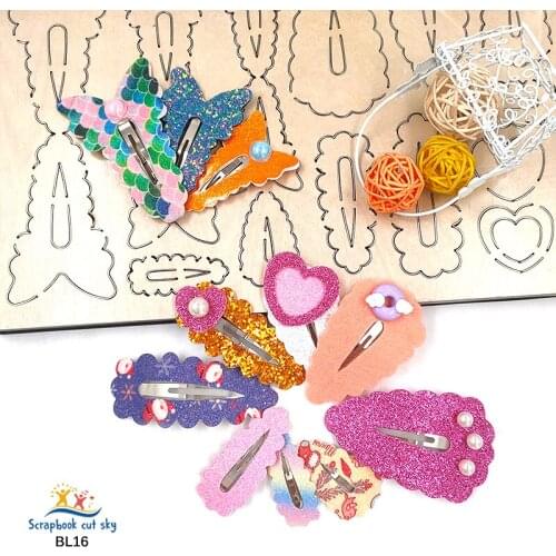 Hairpin decoration DIY BL16 Muyu Wooden Mold Scrapbook Cutting Dies Suitable For Market General Machines