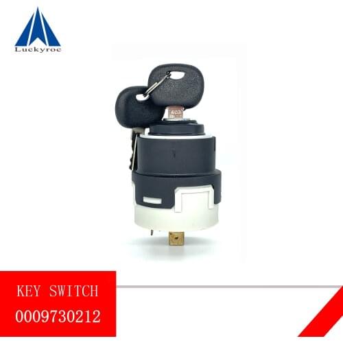 Forklift Parts Key Switch 0009730212 For Linde Ignition Switch