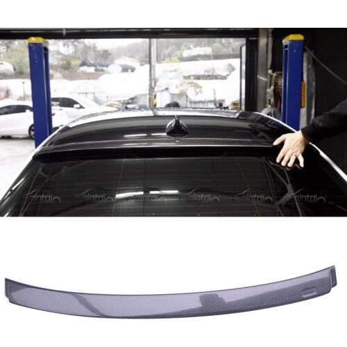 E92 Spoiler Real Carbon Fiber Top Roof Wing Lip For BMW 3 Series E93 2008-2013