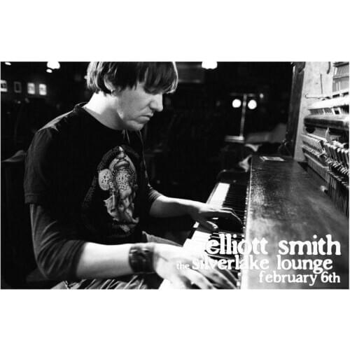 Elliott Smith Live the Silverlake Lounge AMAZING IMAGE Wall Sticker Silk Poster Art Light Canvas Home Decoration