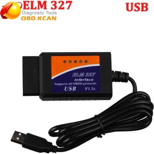 ELM327 OBD2 Scanner elm 327 USB v1.5 Bluetooth Code Reader Auto Diagnostic Scanner Tool Made for Forscan Automotive