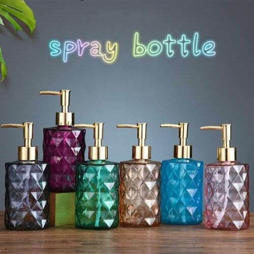 Hand Sanitizer Shampoo Bottle Douchet Bottle Cosmetic Emulsion Bottle Glass Bathroom Product Empty Bottle