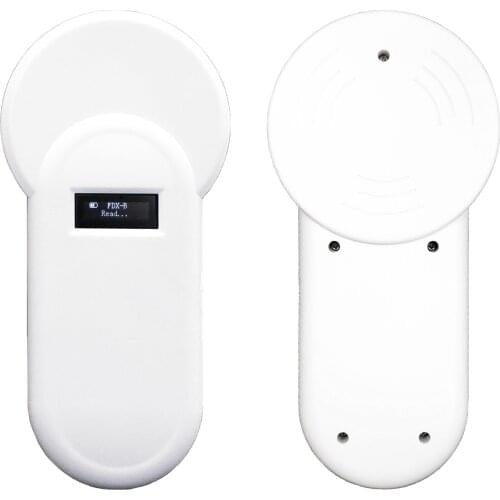 H01-T 134.2KHz Handheld Portable Animal Chip Reader 134.2KHz Animal Tags Reader FDX-B Format Supports with Buzzer