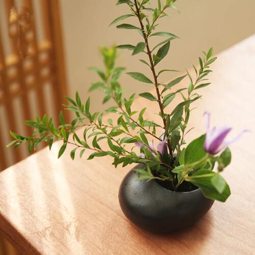 Ceramic small water drop flower pot vase device Zen tea table desktop japanese ikebana flower arrangement ceramic tools