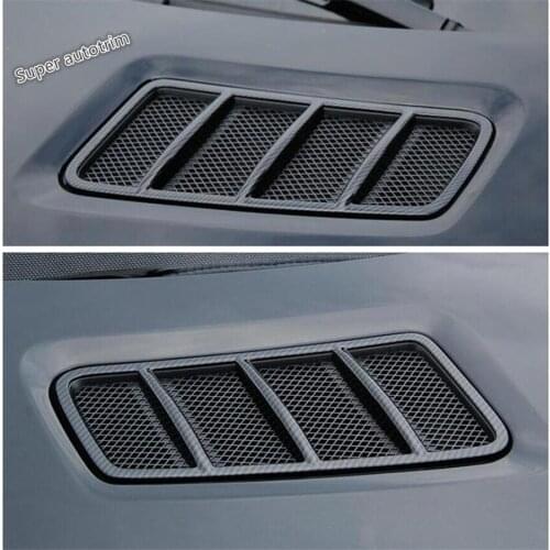 Lapetus Accessories Interior Front Roof Hood Air Condition AC Outlet Vent Cover Trim For Mercedes Benz ML GL 2013 2014 2015 ABS