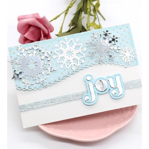Snowflake Metal Cutting Dies Stencils for DIY Scrapbooking Decorative Embossing Paper Card Making Craft