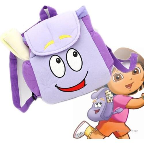 Cute Childrens Schoolbag Kindergarten Preschool Backpack Adventure Dora Map Small Backpack 1PCS