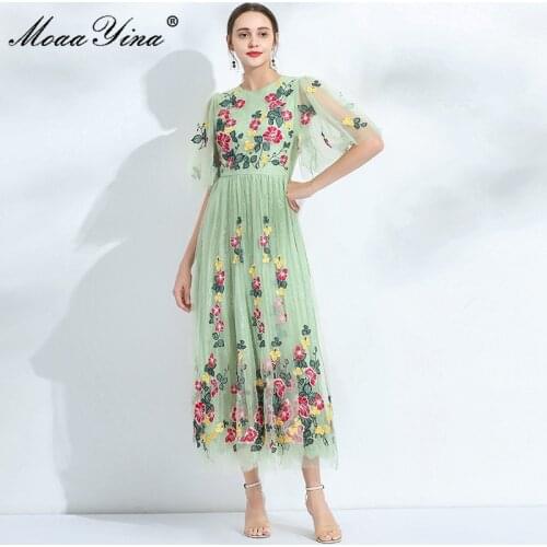 MoaaYina Flared Summer Dresses