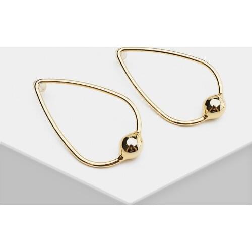 G21 Amorita Boutique Trendy Ins Drop Shape Geometric Dangle Earrings For Women Girl Dress Gift