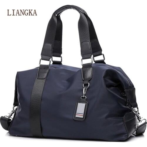 2020 New Mens Business Handbag Dry Wet Separation Large Capacity Luggage Bag Portable Travel Bag Folding Waterproof Luggage Bag