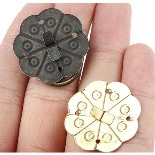 New 500pcs/lot Classical Bronze Tone Quincunx Drawer Cabinet Desk Door Pull Box Handle Knobs Furniture Handles Hardware Screw