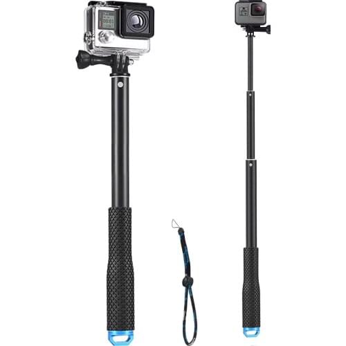 Selfie Stick for GoPro Hero 5 4 3+ 3 2 Camera Handheld Gimbal Stabilizer Extendable Telescopic Monopod Selfie Pole