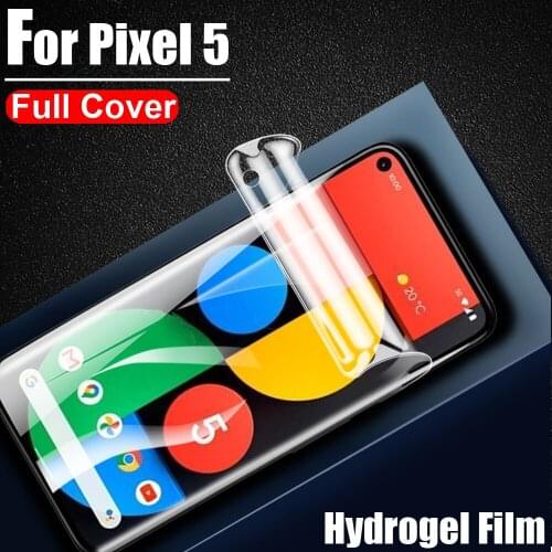 Full Glue For Google Pixel 4A Screen Protector For Pixel 4A 5 Hydrogel Film Protective Phone Film For Pixel 5 4A 5G