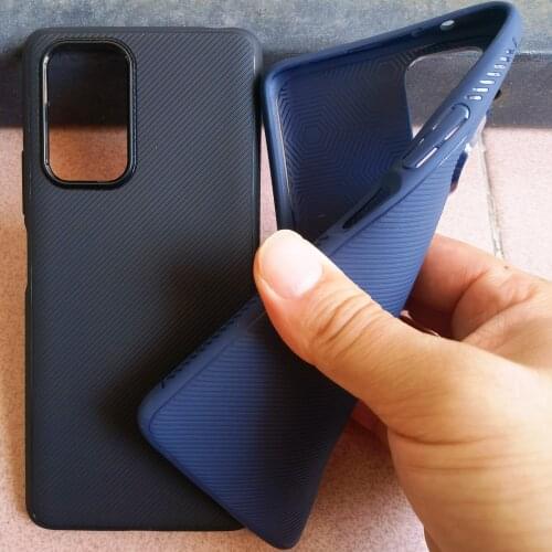 Anti-Skid Matte Frosted Silicone Case For Xiaomi Redmi Note 10 Pro Soft TPU twilled twill Stripe Back Cover