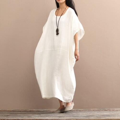 QATURALAN Short Sleeve Dresses