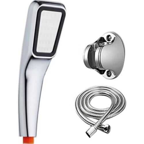 SHGO HOT-300 Holes High Pressure Rainfall Shower Head Handheld Water Saving Bath Sprayer Hole Shower Set