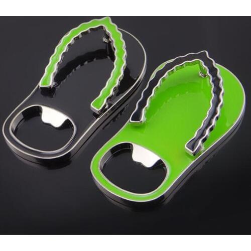 100pcs Flip Flop Bottle Openers Slippers Design Beer Bottle Opener Wedding Party Favor Gift Household Supply ZA6897