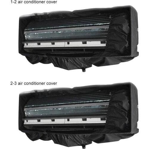 Wall Mounted Air Conditioner Waterproof Cleaning Cover For Air Conditioner Dust Washing Clean Protector Bag With 3M Water Pipe