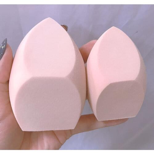 1pcs Soft Big Cosmetic Puff Smooth Concealer Foundation Powder Bevel Makeup Sponge Wet Dry Dual Use Puff Make Up Beauty Tools