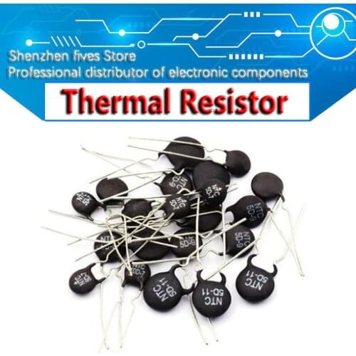 10pcs/lot 10pcs/lot Thermal Resistor NTC 5D-7 5D-9 5D-11 5D-15 5D-20 8D-20 10D-9 10D-11 10D-13 10D-15 10D-20 10D-25 47D-15