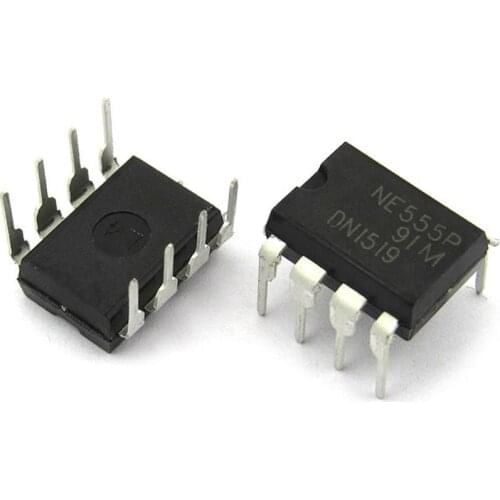 10Pcs/Lot NE555P DIP8 Timer NE555 DIP NE555N 555P DIP-8 Precision Timers New IC