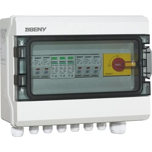 1000V 3 Strings Input 1 Output Solar Combiner Box integrated True DC Components